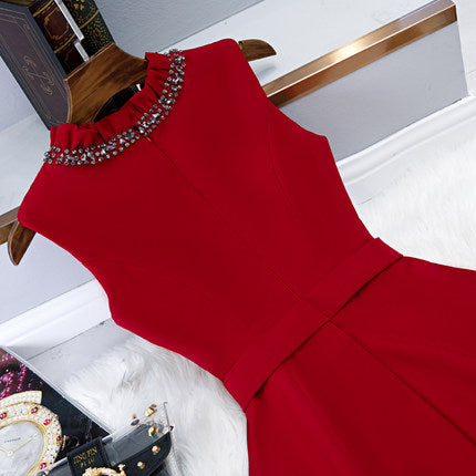 Simple Red Hoco Dress Short Homecoming Dresses SH137