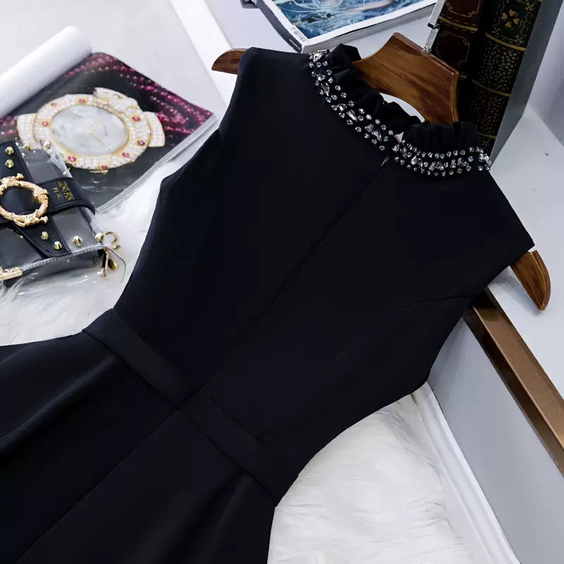 Simple Black Hoco Dress Short Homecoming Dresses SH136