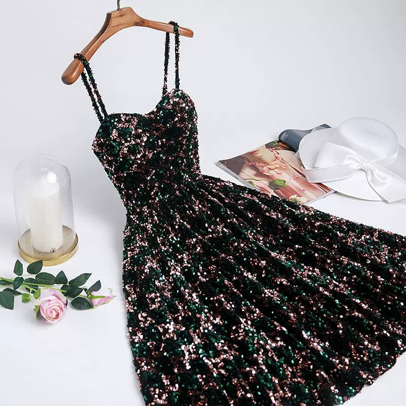 Sequin Hoco Dress Short Homecoming Dresses SH236