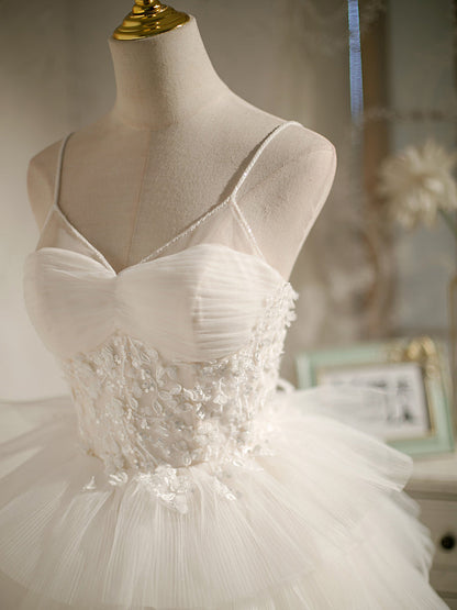 Princess Ivory Hoco Dress Short Homecoming Dresses SH244