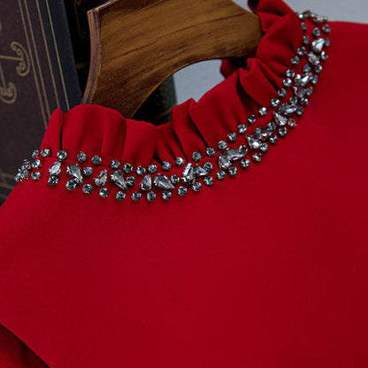 Simple Red Hoco Dress Short Homecoming Dresses SH137