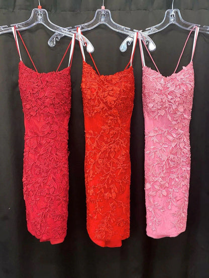 Vestidos cortos de fiesta de encaje lavanda, vestido Hoco sin espalda