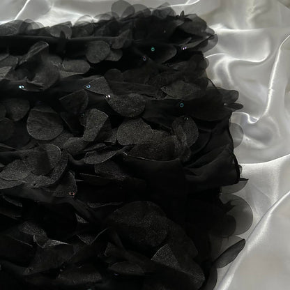 Black shiny elegant spaghetti strap sequined long ball gown prom dress evening dress party dress gh3142