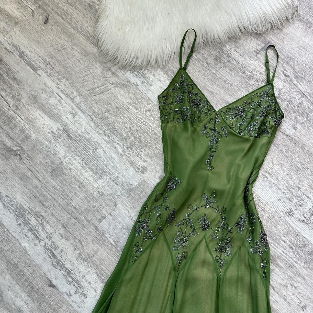 Green fairy homecoming dress Y2k floral beaded mini flowy short/mid/long chiffon Prom Dress evening dress party dress gh4718
