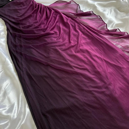 Vestido de fiesta largo con degradado morado encantador, vestido de novia, vestido formal