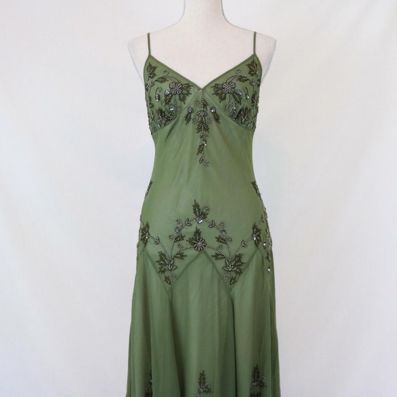 Green exquisite beaded short/mid-length chiffon homecoming dress birthday party dress gh5087