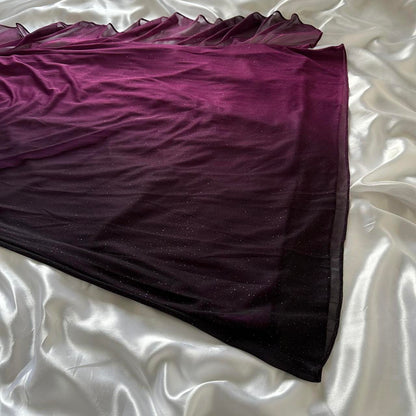 Vestido de fiesta largo con degradado morado encantador, vestido de novia, vestido formal