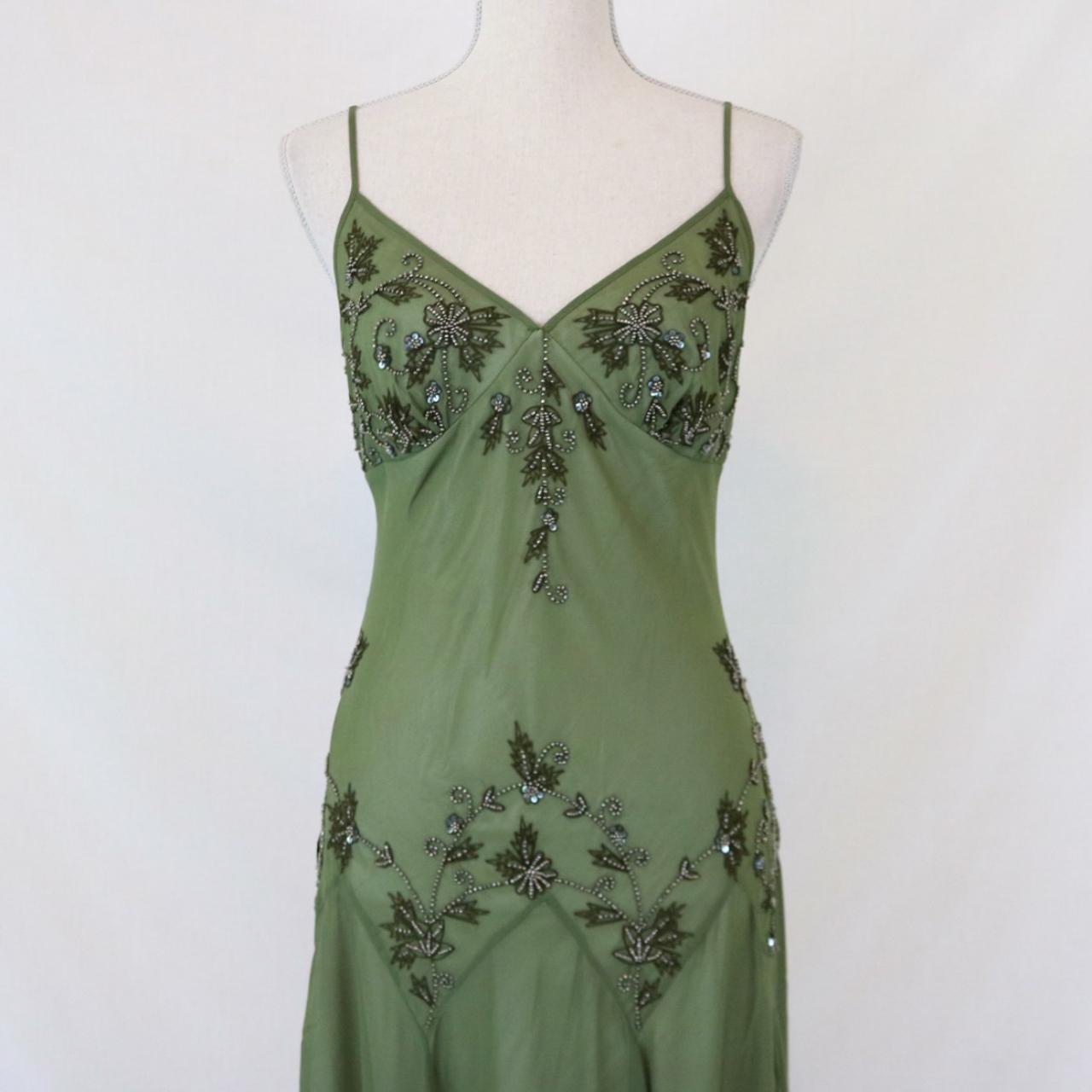 Green exquisite beaded short/mid-length chiffon homecoming dress birthday party dress gh5087