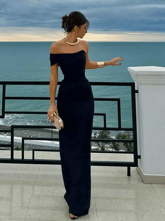 Vestidos de noche ajustados, sexys, formales, para fiesta, largos