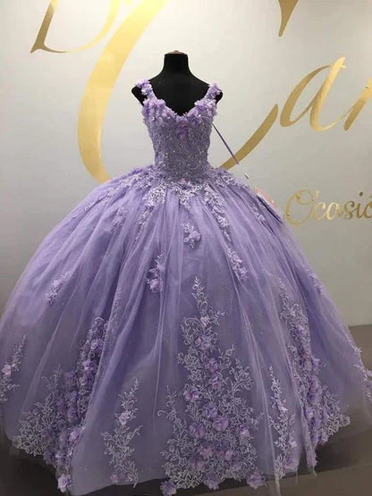 Custom made tulle lace long prom dress formal dress gh974