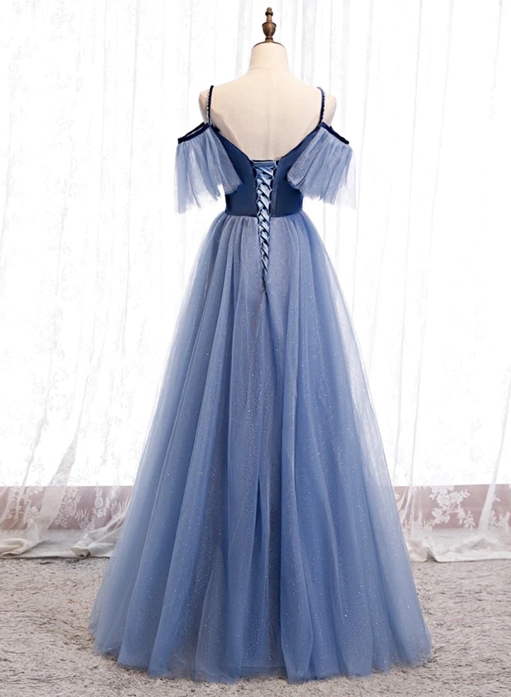 A-Line Champagne With White Lace Round Neckline Party Dress, Beautiufl Wedding Party Dresses  gh0027