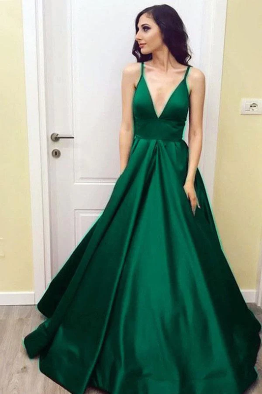 Siren Princess/A-Line Burgundy Satin Prom Dresses gh1164