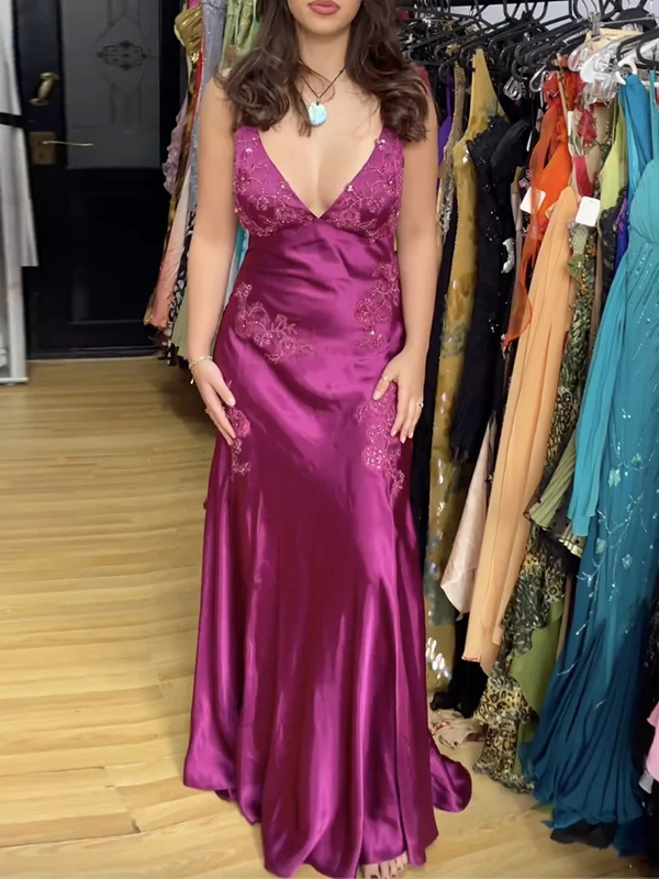 Fancy Mermaid Backless Long Prom Dress Spaghetti Straps Formal Dresses