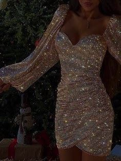 Sparkly Sweetheart Neck Sequin Short 17th Birthday Dress 8th Grade Homecoming Dress S865