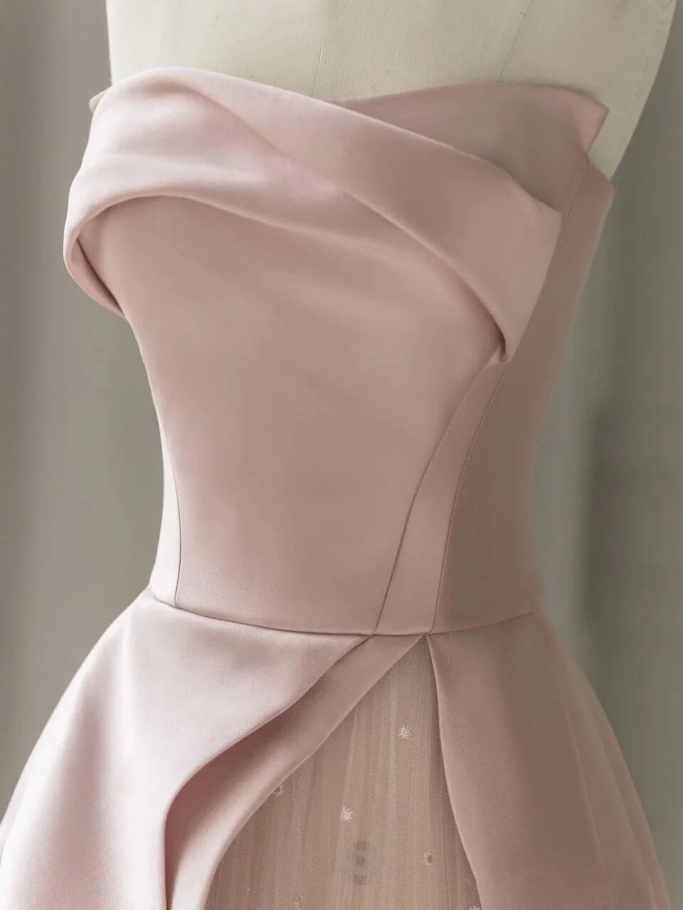Elegant Strapless Formal Evening Dresses Long Event Party Dress