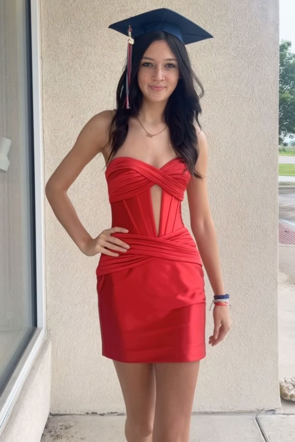 Stylish Turquoise Satin Sweetheart Neckline Short Tight Homecoming Dress