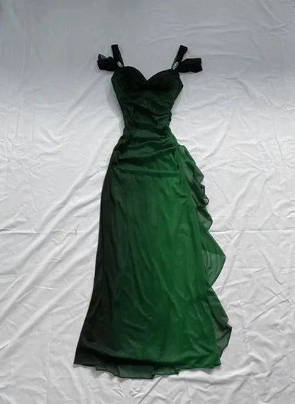 Burgundy A-Line Halter Mixed Color Chiffon Long Prom Dresses TP1679