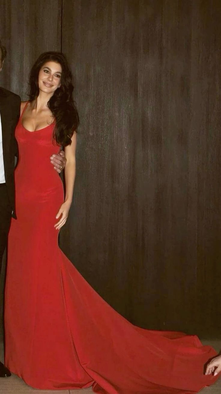 Vestido de fiesta con tirantes finos y corte sirena, color burdeos, sexy, TP1794