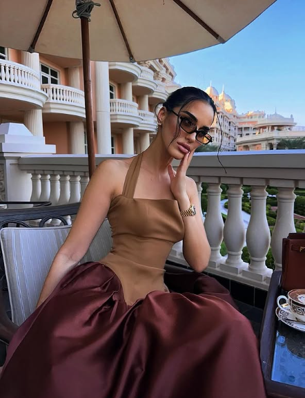 Vestido de noche largo de satén con cuello halter y bloques de color, elegante, TP2019