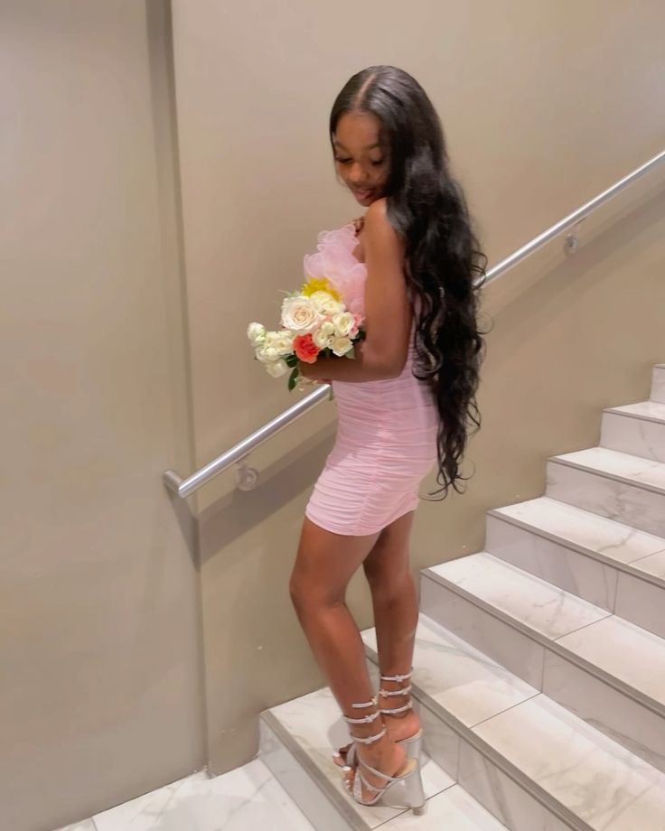 Pink Mermaid Strapless Sleeveless Short Homecoming Dress TP2061