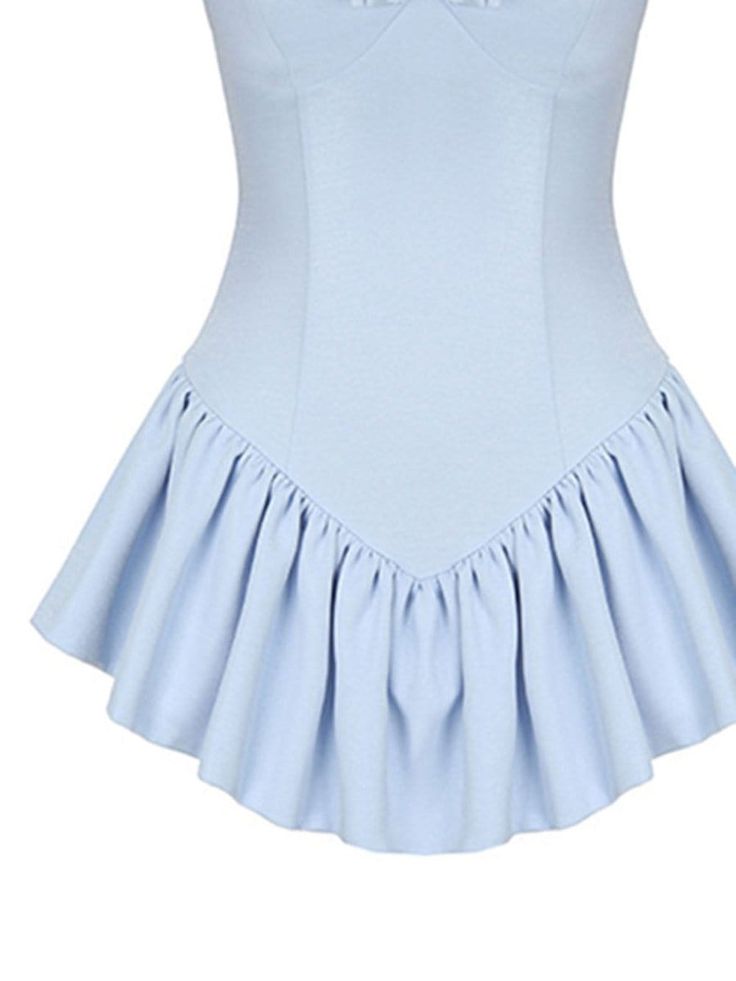 Sweet Pink Strapless Bow Mini Party Dress Homecoming Dress TP2162