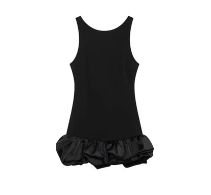 Sweet Pink Off Shoulder Sleeveless Mini Birthday Party Dress Homecoming Dress TP2290