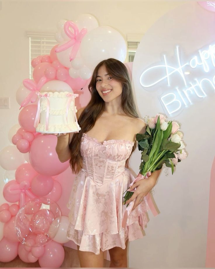 Sweetheart Pink Strapless Mini Birthday Party Dress Homecoming Dress TP2423