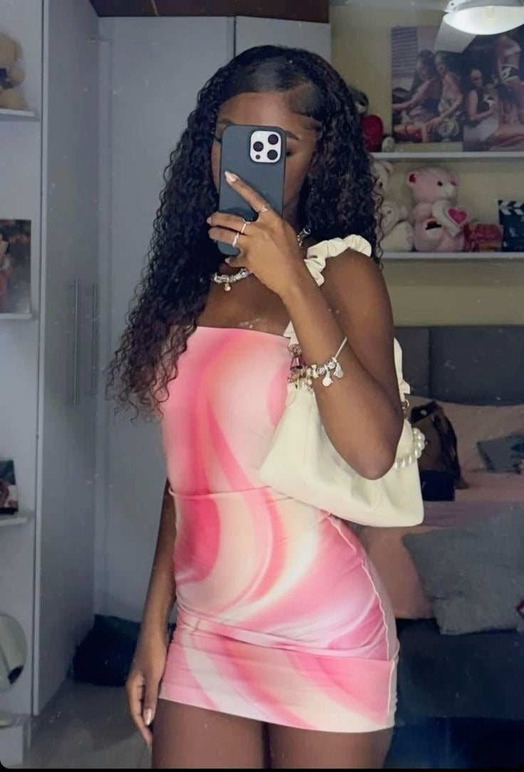 Sexy Pink Strapless Bodycon Mini Party Dress Homecoming Dress TP2463