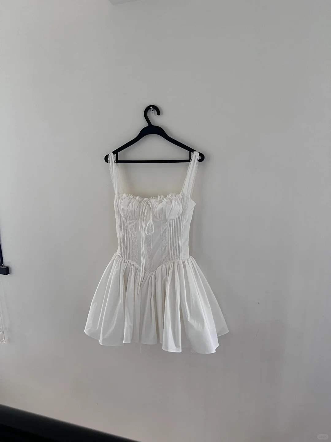 Vestido corto de encaje blanco con corte en A para fiesta de verano, formal, de escuela secundaria, cóctel, cumpleaños, W1002