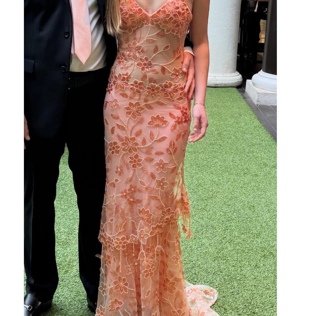 Vestido corto rosa con lentejuelas y tirantes finos, corte A, para fiesta de bienvenida de octavo grado, de verano, para escuela secundaria, para cumpleaños, W1149
