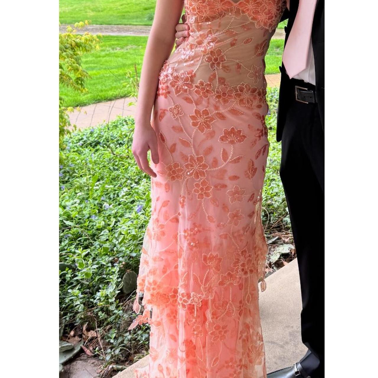 Vestido corto rosa con lentejuelas y tirantes finos, corte A, para fiesta de bienvenida de octavo grado, de verano, para escuela secundaria, para cumpleaños, W1149