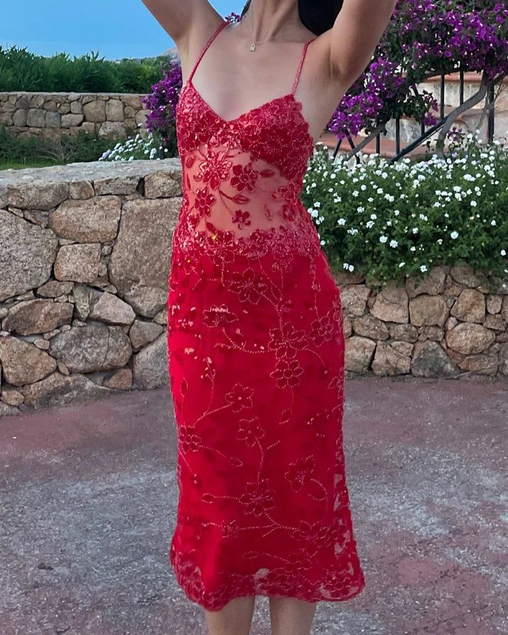 Vestido corto rosa con lentejuelas y tirantes finos, corte A, para fiesta de bienvenida de octavo grado, de verano, para escuela secundaria, para cumpleaños, W1149