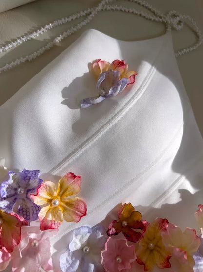 Bonito vestido blanco de verano con tirantes finos para adolescentes, vestido de fiesta para 16 cumpleaños, minivestido para 18 cumpleaños, vestidos de cóctel para mujer W828