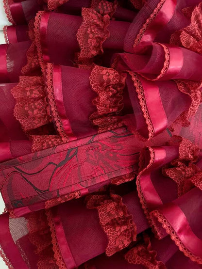 Vestido de fiesta con tirantes finos y encaje burdeos para graduación de 8.º grado, vestido de verano para escuela secundaria, vestido de cóctel W0921