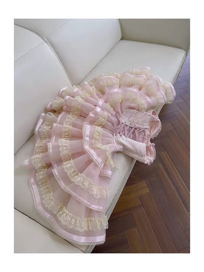 Vestido de fiesta moderno con tirantes finos, encaje rosa, sin mangas, formal, corto, para octavo grado, para fiesta de verano, para escuela secundaria, cóctel, cumpleaños, W927