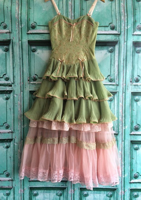 Green pink sweet spaghetti strap layered short lace tulle homecoming dress prom dress evening dress birthday party dress gh3463