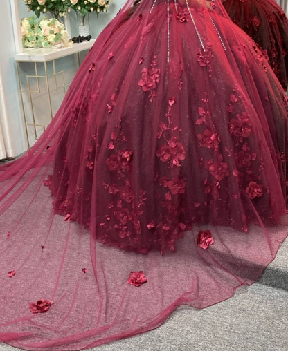 Vestidos negros de quinceañera con flores, vestidos largos de quinceañera