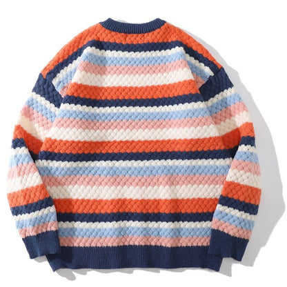 Fall and winter fashionable lazy style long-sleeved sweater top 5083