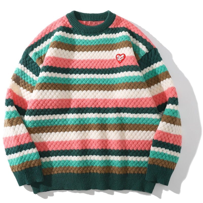 Fall and winter fashionable lazy style long-sleeved sweater top 5083