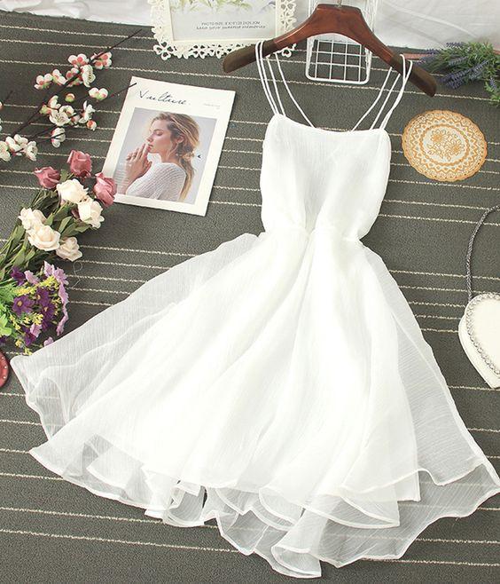 Lindo vestido corto de tul sin espalda, minivestido, vestido de fiesta