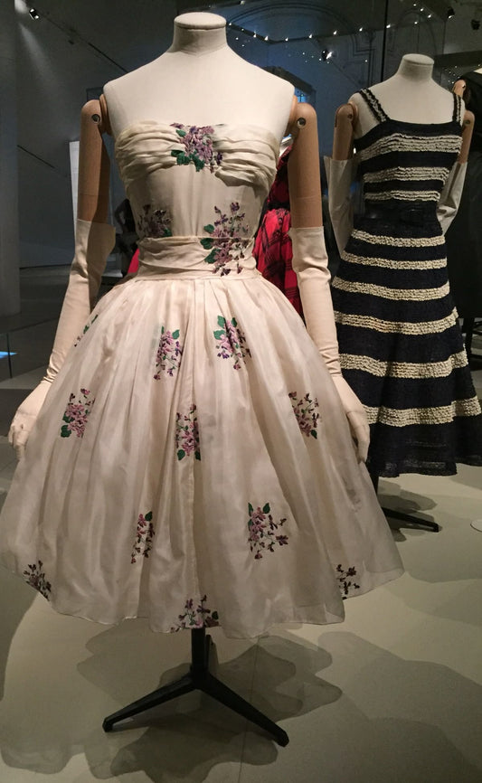 shopuniqlos--Exquisite Floral Mid-Length Chiffon Prom Dress hoco dress gh5558