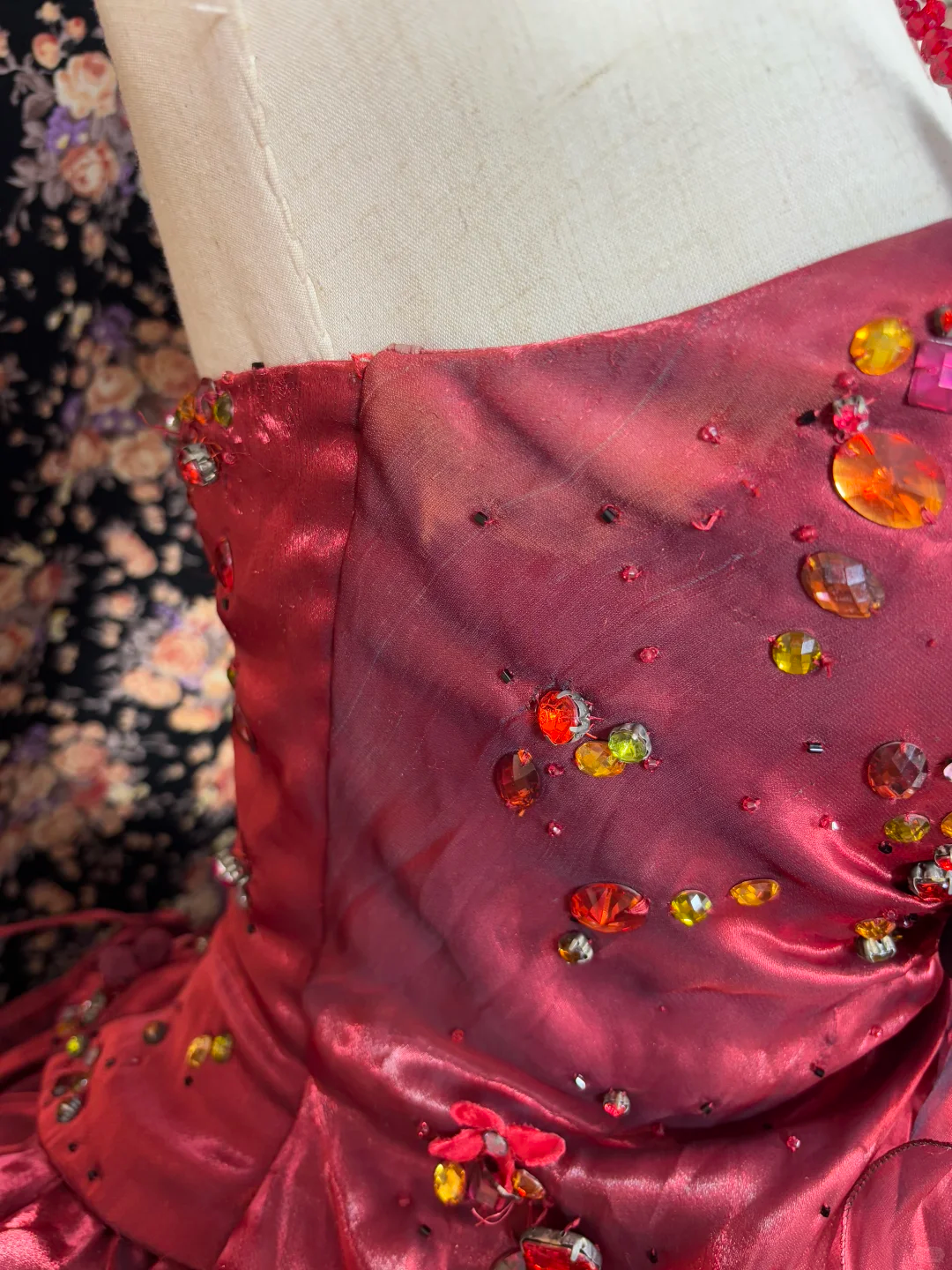 Hermoso vestido de quinceañera de satén burdeos, sin tirantes, largo hasta el suelo, para fiesta de graduación, cumpleaños, noche, baile, TP4386