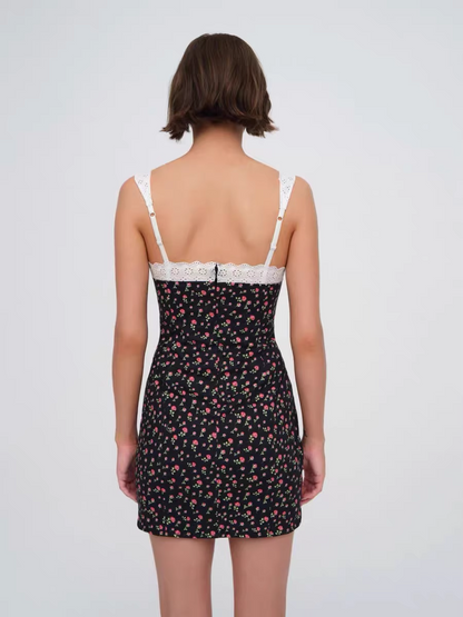 Vintage Floral Bodycon Design A-line Party Dress Homecoming Dress TP3859