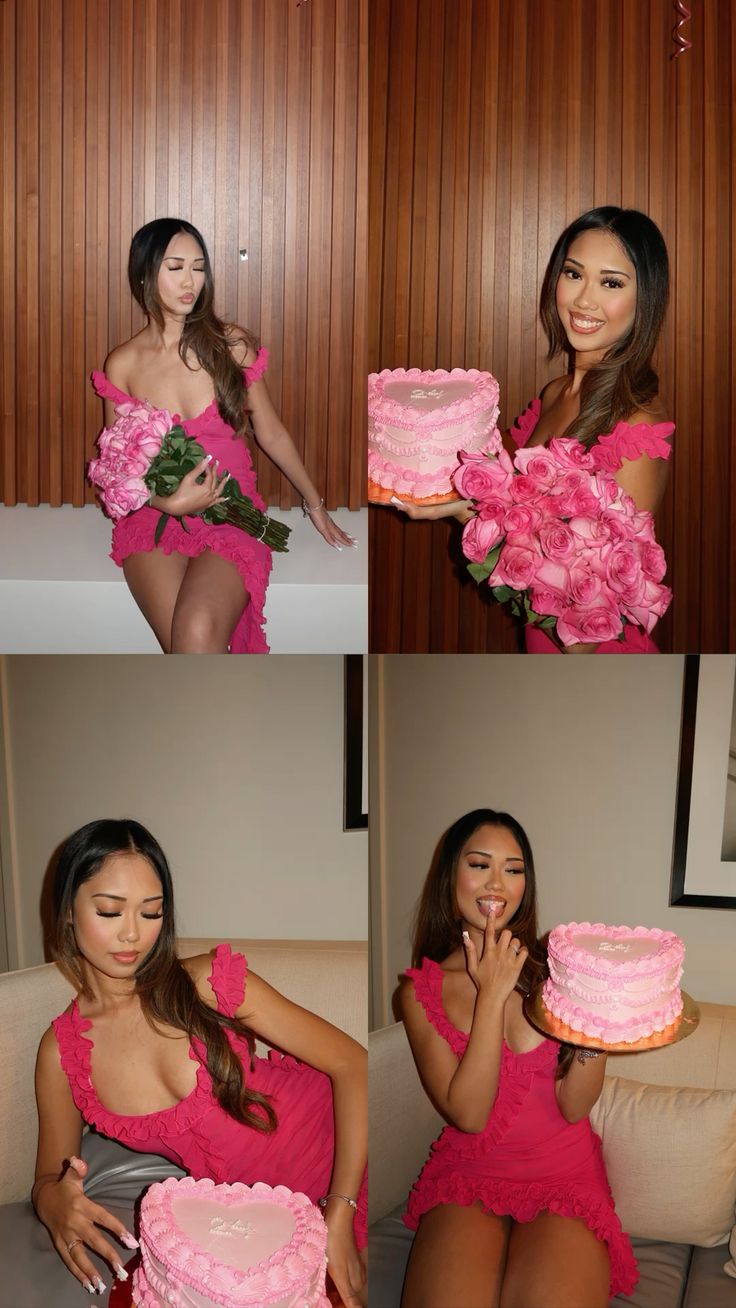 Vestido corto de fiesta de verano para octavo grado, de gasa rosa, con escote cuadrado, sexy, para escuela secundaria, ideal para cumpleaños número 18, DH1179