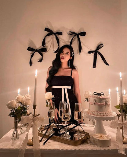 Vestido negro corto con lentejuelas, estilo vaina, para fiesta de 8.º grado, de verano, para escuela secundaria, para 18.º cumpleaños, DH1210