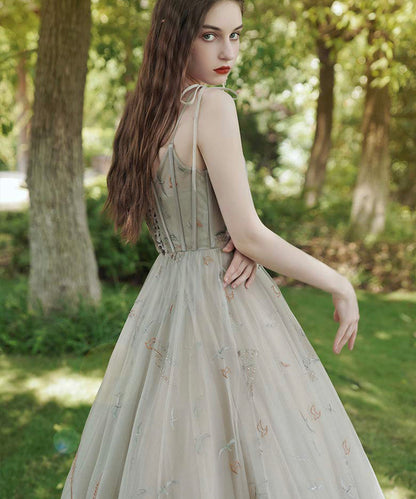 Stylish tulle long prom dress evening dress  8514