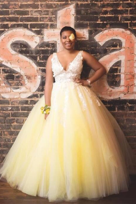 Yellow Prom Dresses Evening Dress Fairy Formal Gowns Party Wear V17