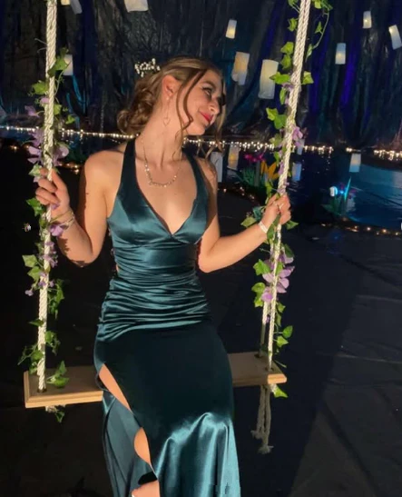 Mermaid Birthday Party Dresses Green Long Prom Dress