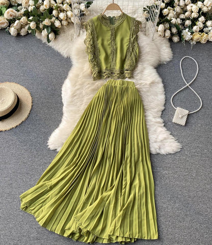 A line chiffon long sleeve dress fashion dress 643