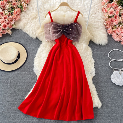 Cute A line off shoulder short dress fashion dress  593